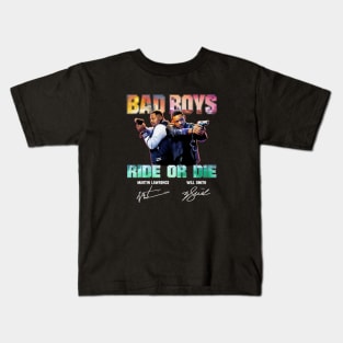 Bad Boys Ride Or Die Martin Lawrence Will Smith Kids T-Shirt